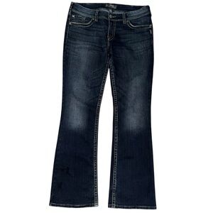 Silver Jeans Suki Surplus Bootcut Dark Wash Women’s W33 L34 Stretch